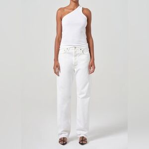 AGOLDE WHITE STRAIGHT LEG DENIM NWT!